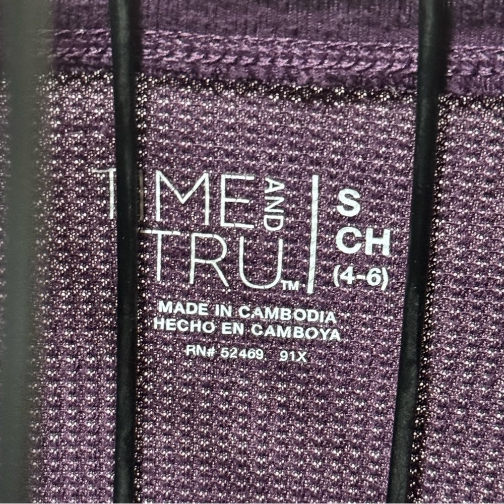 Purple Long Sleeve Top - Picture 2 of 6